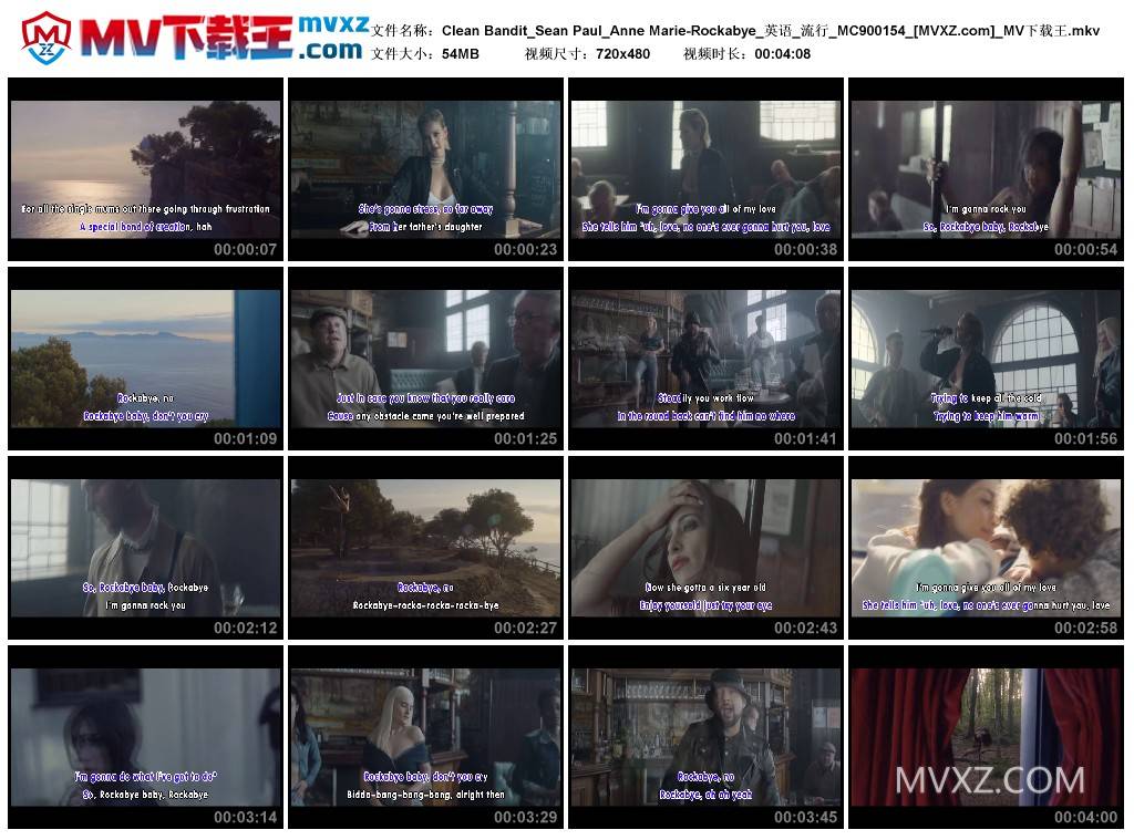 Clean Bandit_Sean Paul_Anne Marie-Rockabye_英语_流行_MC900154